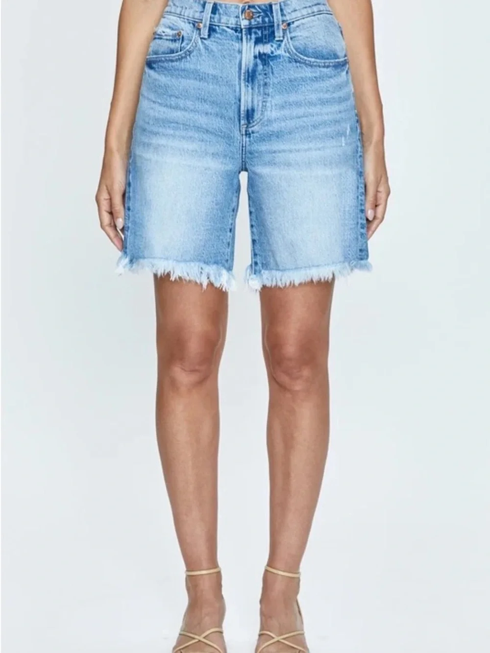 Kaylee Long Cut-Off Shorts-Altitude Vintage